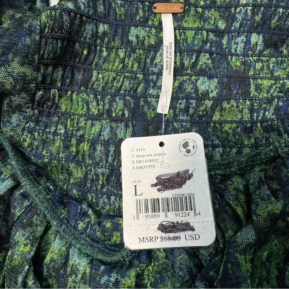 NWT New Free People Penelope Blouse Size L